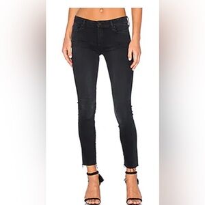 MOTHER High waisted Looker Ankle Fray jeans